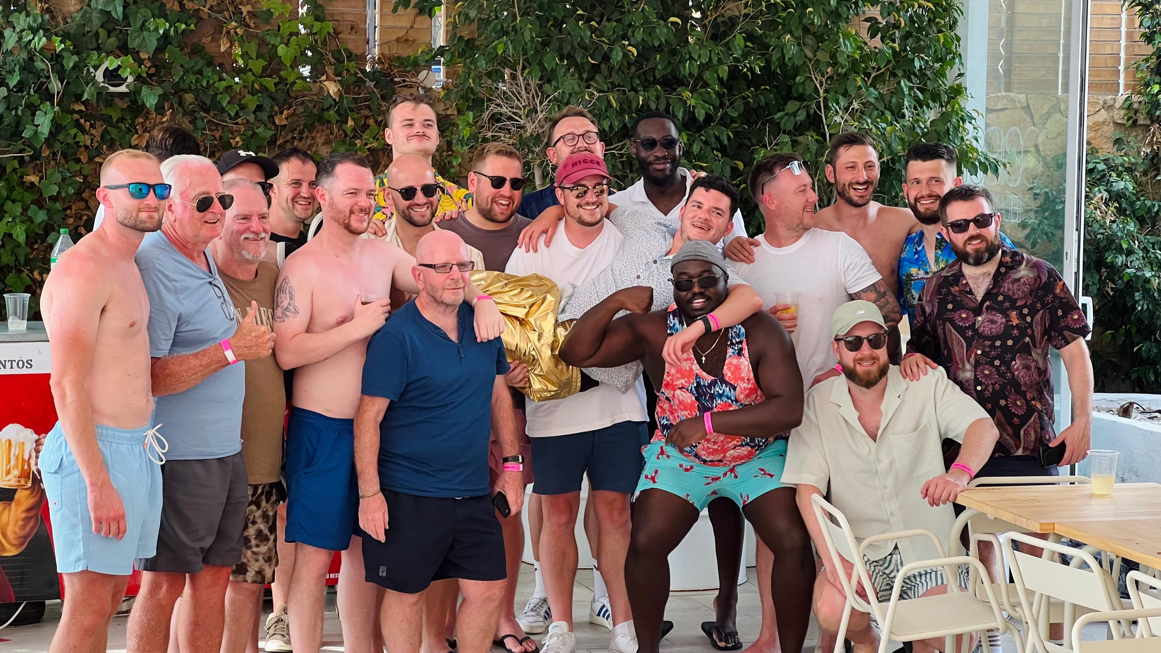 stag group in Benidorm
